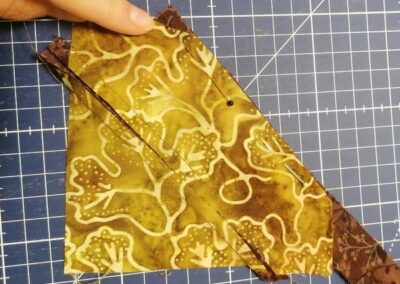 postup šití patchwork volně řezané bloky autor Helena Fraňková