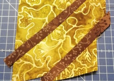 postup šití patchwork volně řezané bloky autor Helena Fraňková