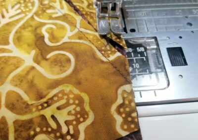 postup šití patchwork volně řezané bloky autor Helena Fraňková